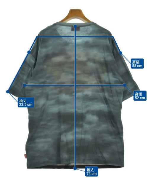 DIESEL（ディーゼル）Tシャツ・カットソー 青 サイズ:L メンズ/2200618195039