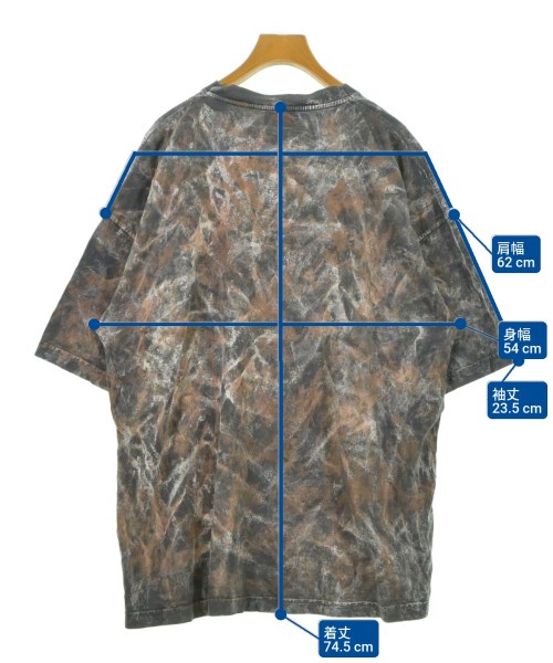 DIESEL（ディーゼル）Tシャツ・カットソー グレー サイズ:XL メンズ/2200618633036