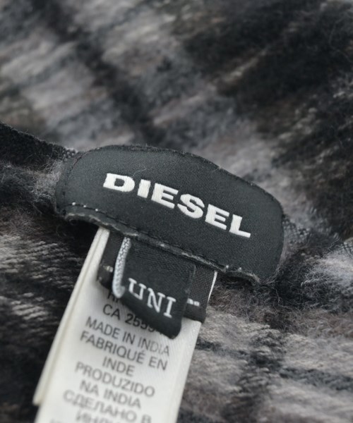 DIESEL（ディーゼル）マフラー 黒 サイズ:UNI メンズ/2200614039078