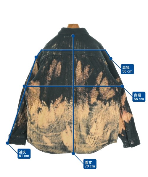 DIESEL（ディーゼル）カジュアルシャツ 黒 サイズ:-(XXL位) メンズ/2200620277013