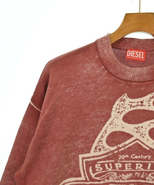 DIESEL（ディーゼル）ニット・セーター 赤 サイズ:S メンズ/2200620277037
