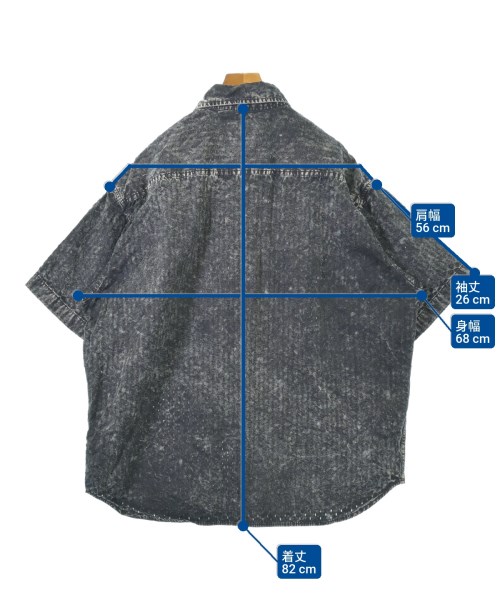 DIESEL（ディーゼル）カジュアルシャツ グレー サイズ:44(M位) メンズ/2200620277051