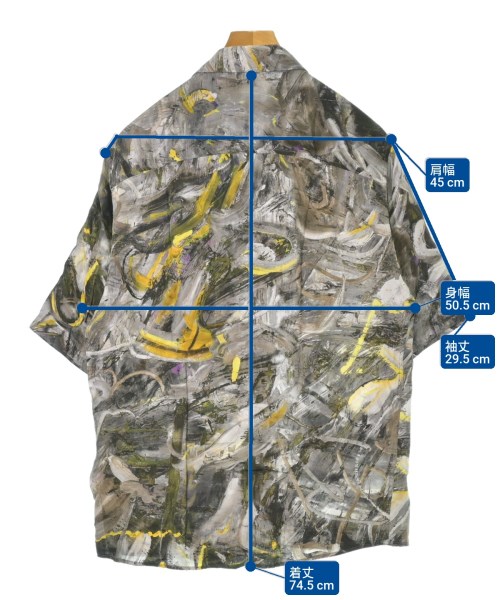 DIESEL（ディーゼル）カジュアルシャツ グレー サイズ:48(M位) メンズ/2200620277068