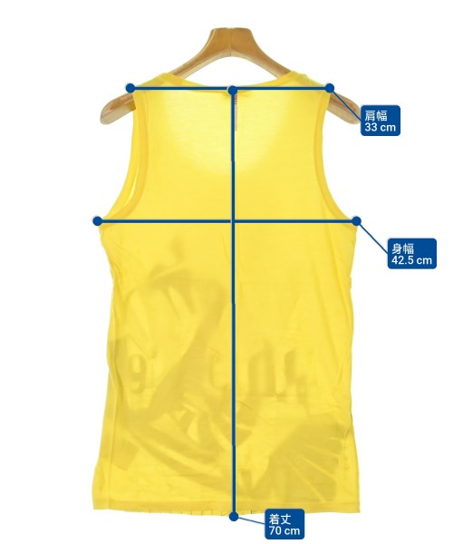 DIESEL（ディーゼル）タンクトップ 黄 サイズ:M メンズ/2200621214024