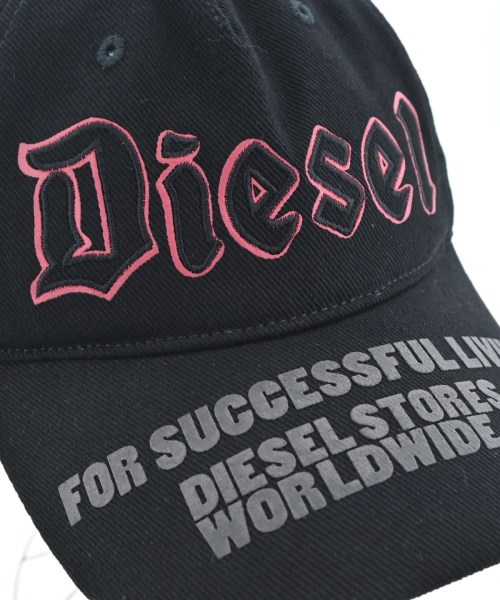 DIESEL（ディーゼル）キャップ 黒 サイズ:2(M位) メンズ/2200621214062