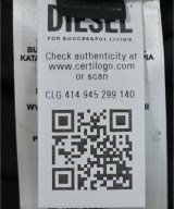 DIESEL（ディーゼル）Tシャツ・カットソー 黒 サイズ:M メンズ/2200600947028