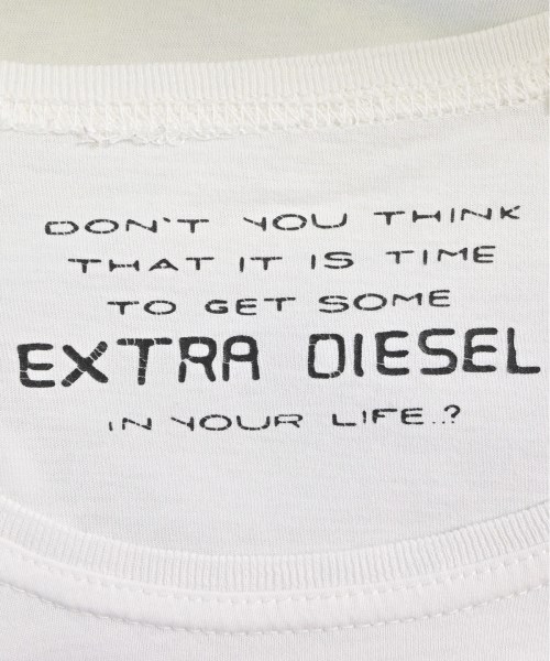 DIESEL（ディーゼル）Tシャツ・カットソー 白 サイズ:L メンズ/2200556823094