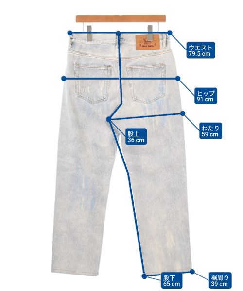 DIESEL（ディーゼル）デニムパンツ 青 サイズ:29(S位) メンズ/2200564152490
