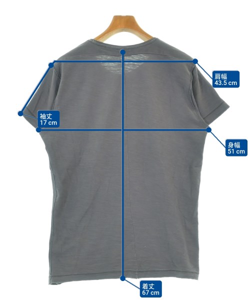 DIESEL（ディーゼル）Tシャツ・カットソー グレー サイズ:M メンズ/2200568994027