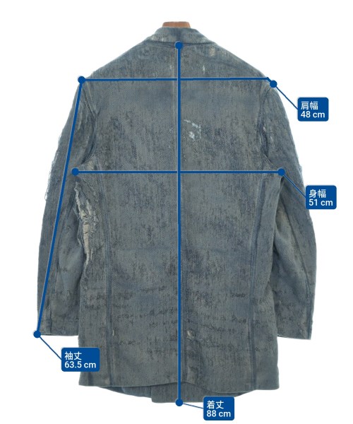 DIESEL（ディーゼル）カジュアルジャケット 青 サイズ:S メンズ/2200673192011