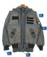 DIESEL（ディーゼル）ミリタリーブルゾン グレー サイズ:S メンズ/2200675965019
