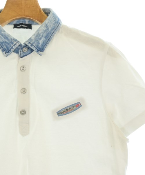 DIESEL（ディーゼル）ポロシャツ 白 サイズ:S メンズ/2200675965040