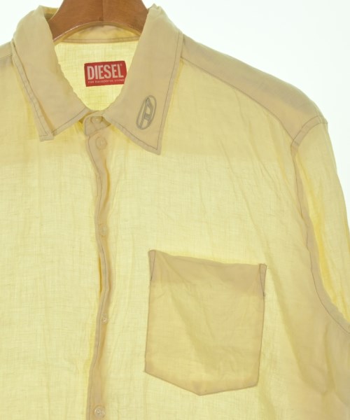 DIESEL（ディーゼル）カジュアルシャツ 黄 サイズ:46(L位) メンズ/2200675965057