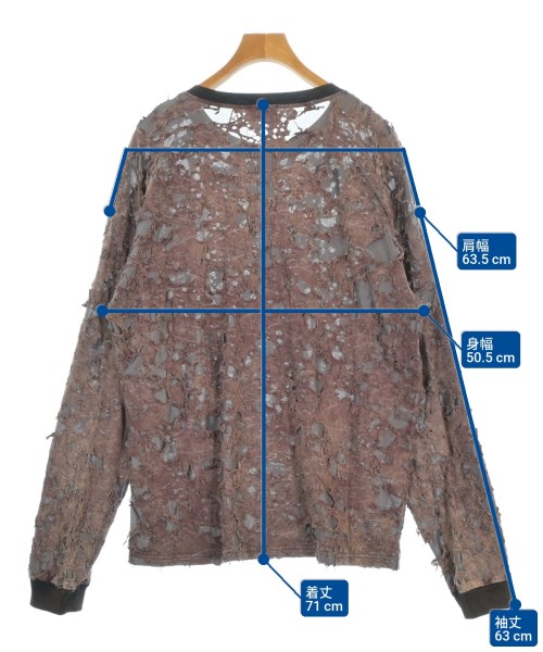 DIESEL（ディーゼル）Tシャツ・カットソー グレー サイズ:L メンズ/2200677017341