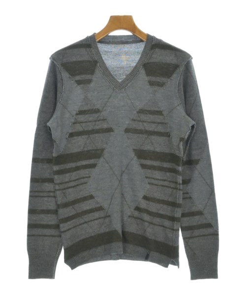 DIESEL(ディーゼル)ニット・セーター グレー サイズ:M/2200673558091