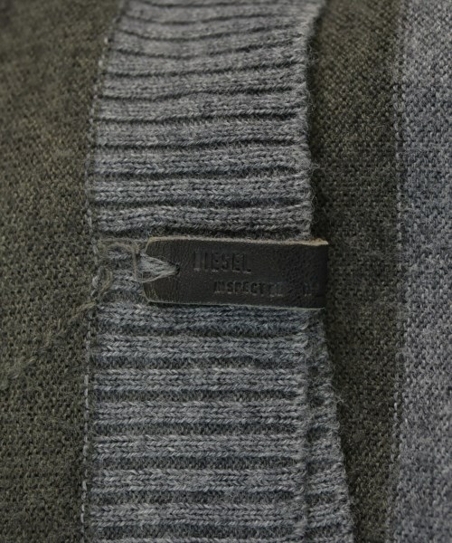 DIESEL（ディーゼル）ニット・セーター グレー サイズ:M メンズ/2200673558091