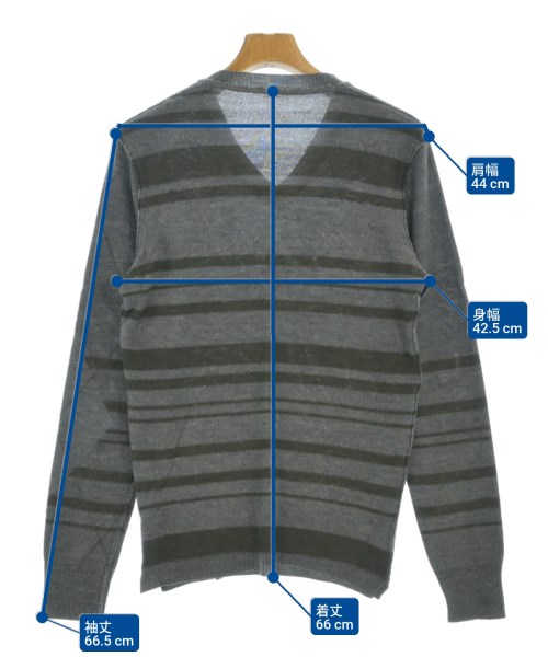 DIESEL（ディーゼル）ニット・セーター グレー サイズ:M メンズ/2200673558091