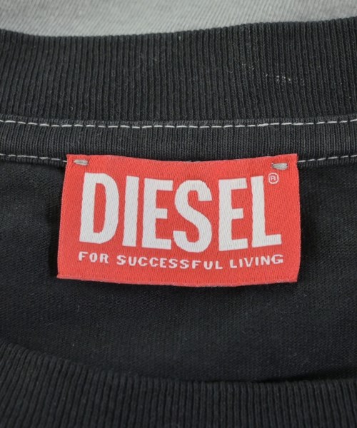 DIESEL（ディーゼル）Tシャツ・カットソー 黒 サイズ:L メンズ/2200674435162