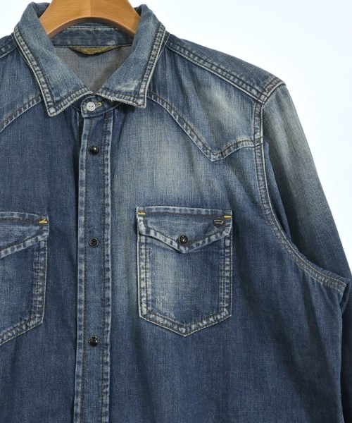 DIESEL（ディーゼル）カジュアルシャツ 青 サイズ:XL メンズ/2200675344043