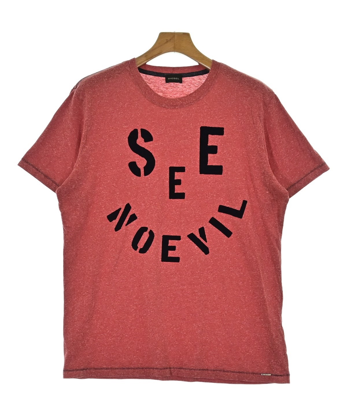 DIESEL（ディーゼル）Tシャツ・カットソー 赤 サイズ:L メンズ
