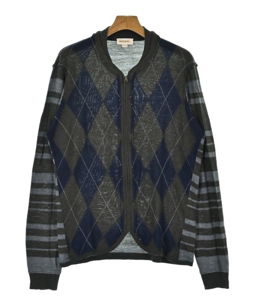DIESEL(ディーゼル)カーディガン グレー サイズ:XL/2200677913032