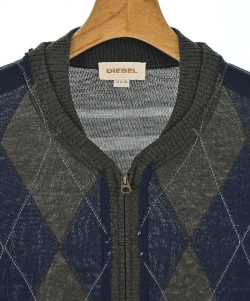 DIESEL（ディーゼル）カーディガン グレー サイズ:XL メンズ/2200677913032