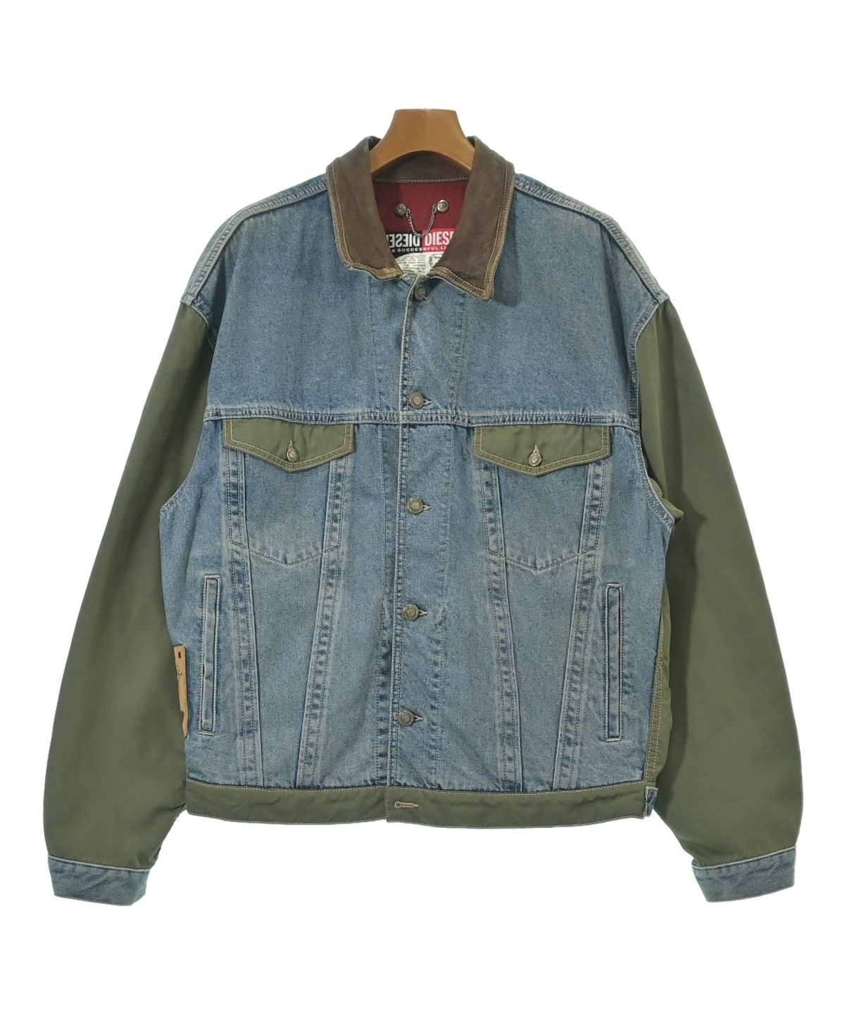 DIESEL（ディーゼル）ミリタリーブルゾン 紺 サイズ:1(S位) メンズ