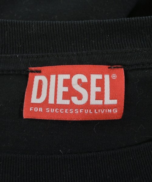 DIESEL（ディーゼル）Tシャツ・カットソー 黒 サイズ:L メンズ/2200672681059