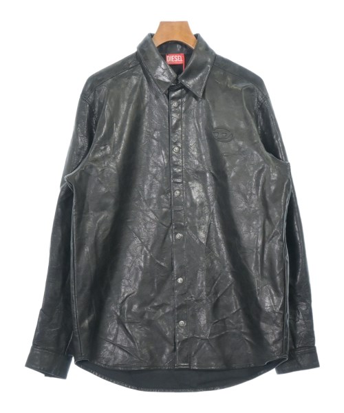 DIESEL(ディーゼル)カジュアルシャツ 黒 サイズ:50(XL位)/2200681805019