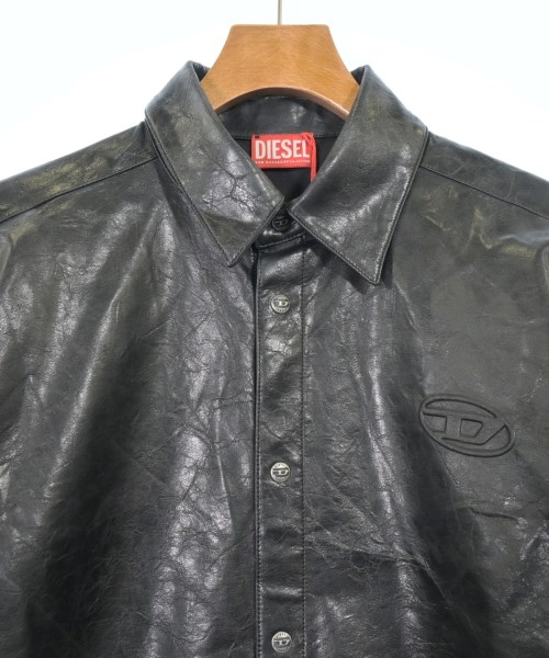 DIESEL（ディーゼル）カジュアルシャツ 黒 サイズ:50(XL位) メンズ/2200681805019