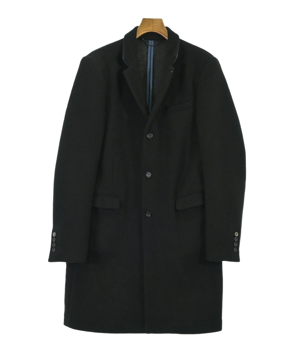 DIESEL（ディーゼル）チェスターコート 黒 サイズ:52(XXL位) メンズ