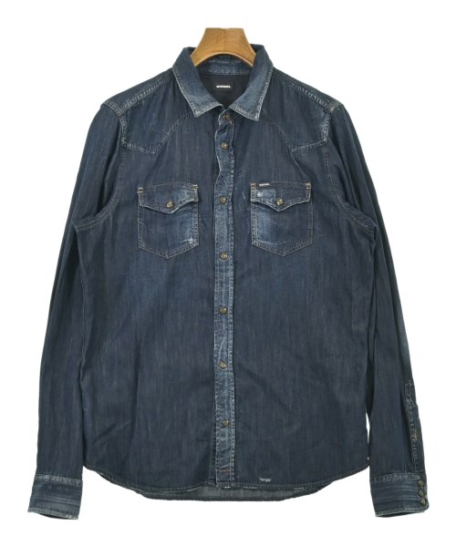DIESEL(ディーゼル)カジュアルシャツ 紺 サイズ:XL/2200674884038