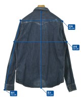 DIESEL（ディーゼル）カジュアルシャツ 紺 サイズ:XL メンズ/2200674884038