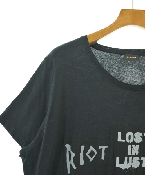 DIESEL（ディーゼル）Tシャツ・カットソー 黒 サイズ:XL メンズ/2200682204095