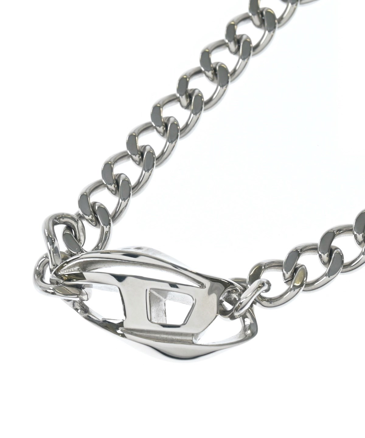 DIESEL シルバー ネックレス DIESEL（ディーゼル）ネックレス シルバー サイズ:- メンズ