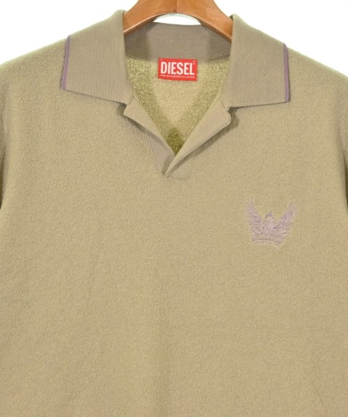 DIESEL（ディーゼル）ポロシャツ グレー サイズ:L メンズ/2200693820024