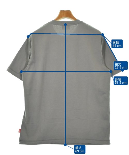 DIESEL（ディーゼル）Tシャツ・カットソー グレー サイズ:M メンズ/2200693820048
