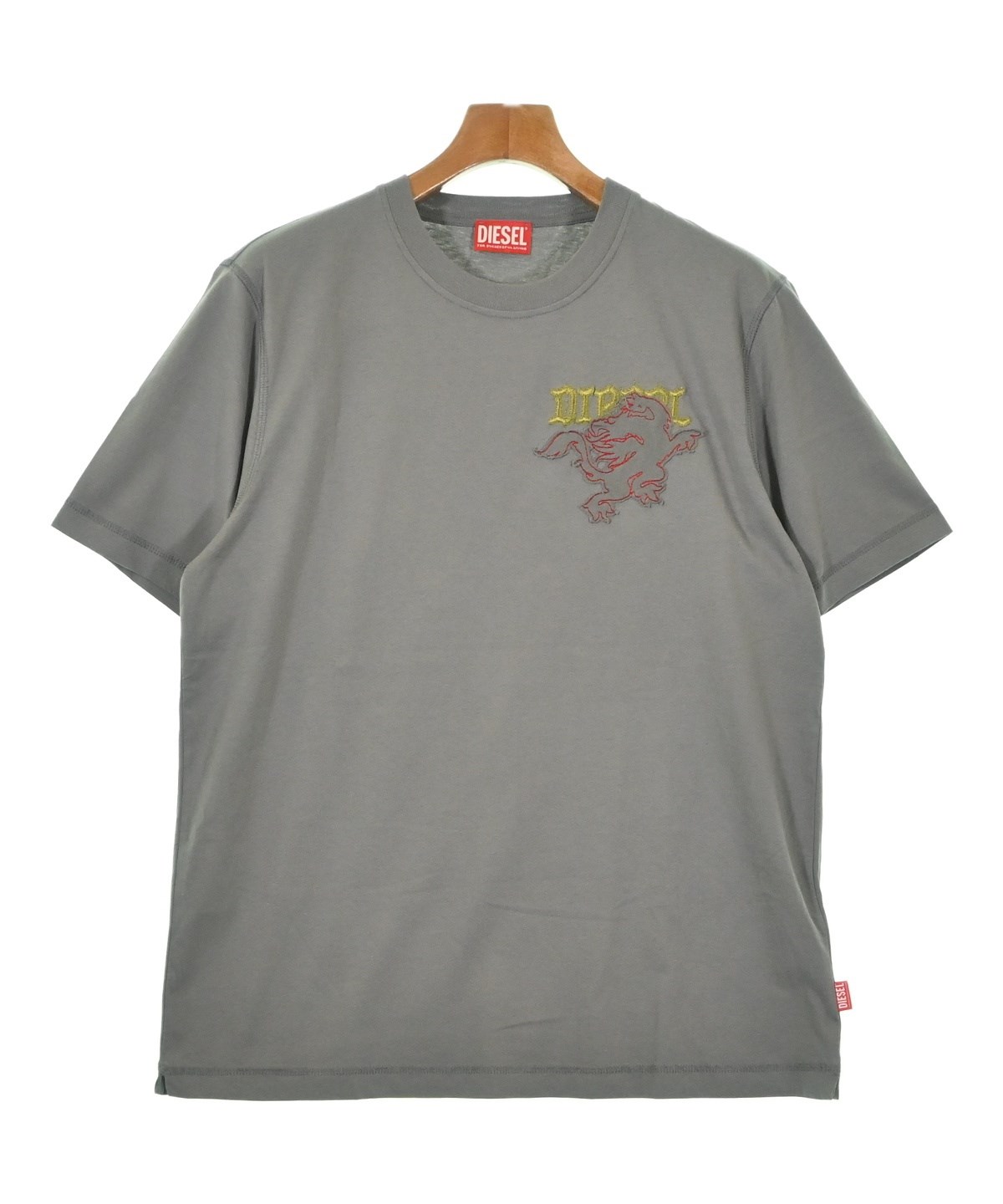 DIESEL（ディーゼル）Tシャツ・カットソー グレー サイズ:M メンズ