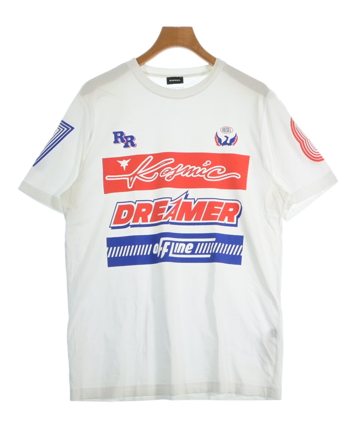 DIESEL（ディーゼル）Tシャツ・カットソー 白 サイズ:L メンズ