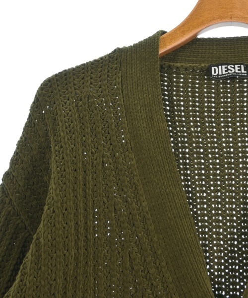 DIESEL（ディーゼル）カーディガン カーキ サイズ:S メンズ/2200694342037