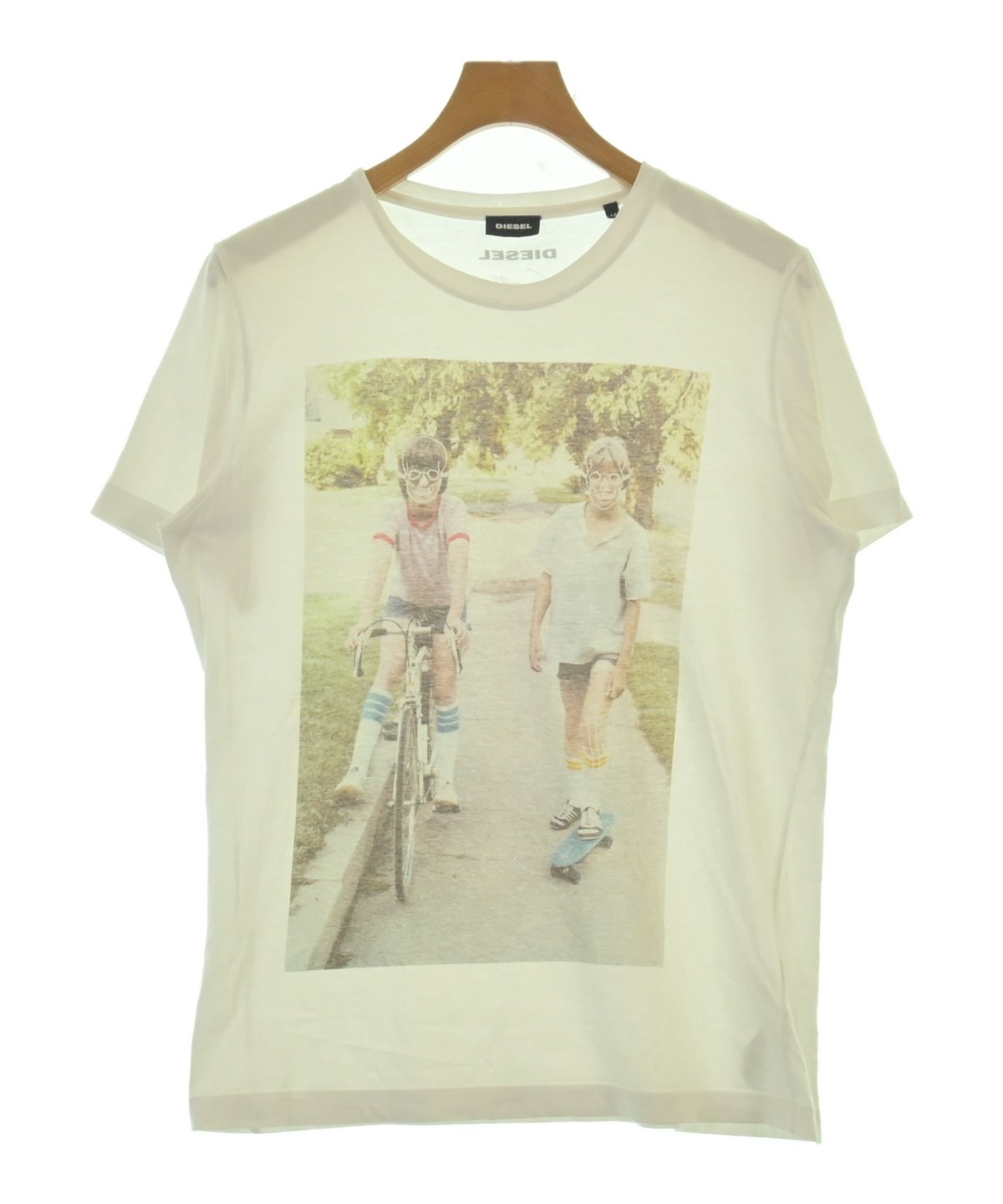 DIESEL（ディーゼル）Tシャツ・カットソー 白 サイズ:M メンズ 