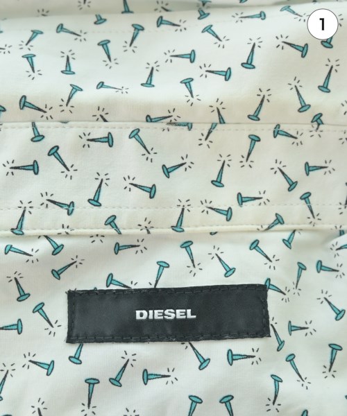 DIESEL（ディーゼル）カジュアルシャツ 白 サイズ:S メンズ/2200694976027