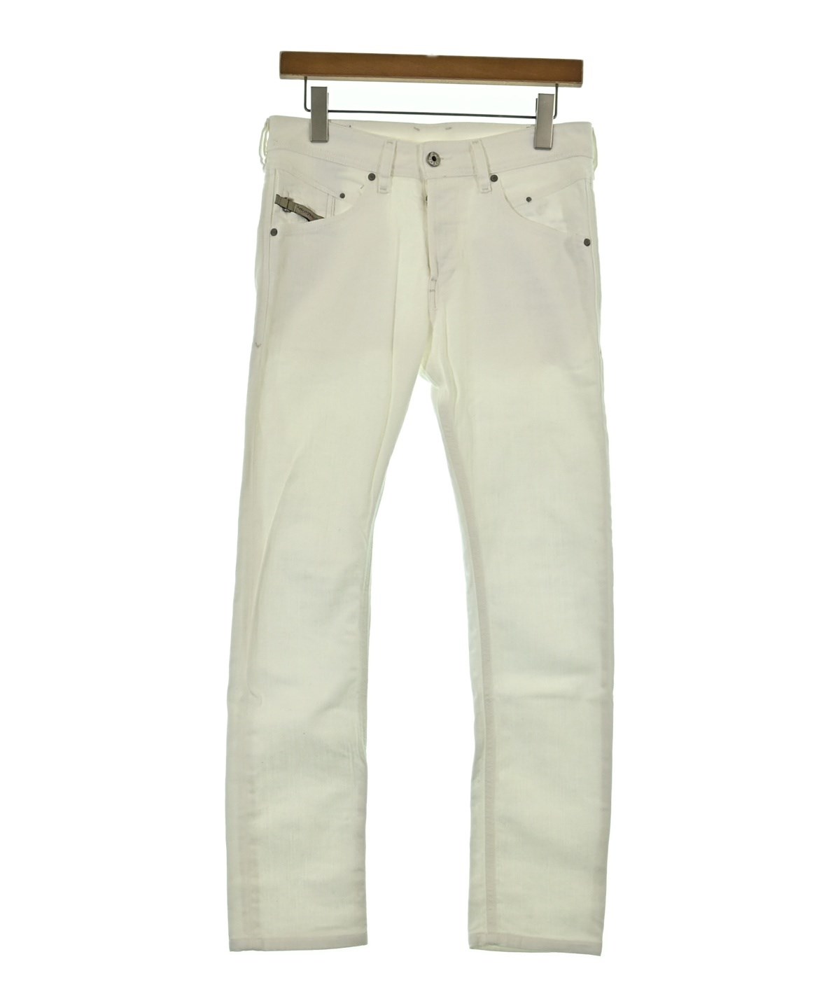 たこやき❗DIESEL ディーゼル W２８ JOGG ハーフ 白デニム DIESEL（ディーゼル）デニムパンツ 白 サイズ:28(S位) メンズ