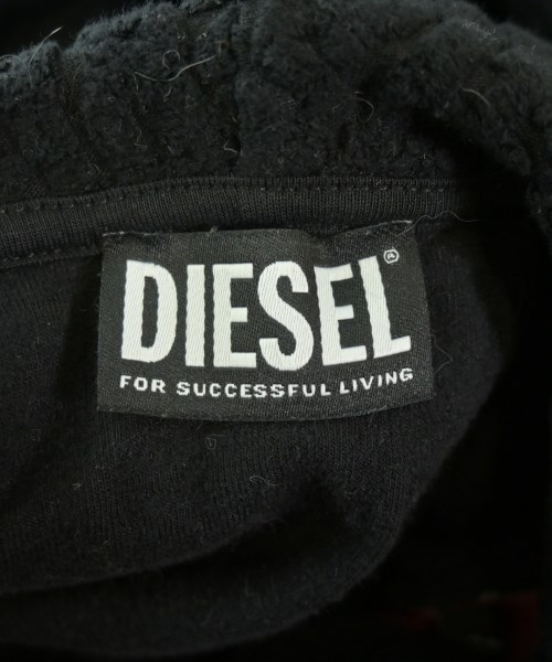 DIESEL（ディーゼル）パーカー 黒 サイズ:XL メンズ/2200696795015