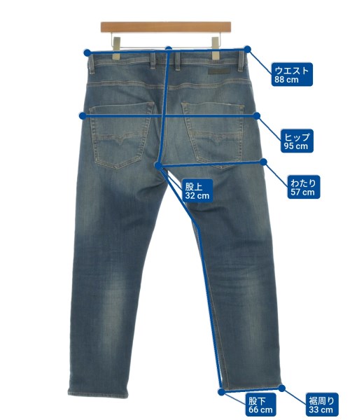 DIESEL（ディーゼル）デニムパンツ 青 サイズ:32(L位) メンズ/2200698420052