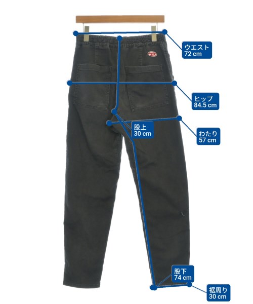 DIESEL（ディーゼル）デニムパンツ 黒 サイズ:28(S位) メンズ/2200698436022