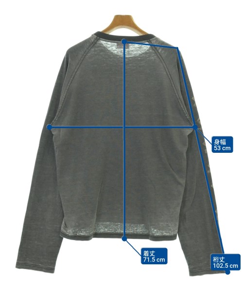 DIESEL（ディーゼル）Tシャツ・カットソー グレー サイズ:XXXL メンズ/2200699225083