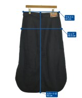 DIESEL（ディーゼル）ロング・マキシ丈スカート 黒 サイズ:31(XL位) レディース/2200699225151