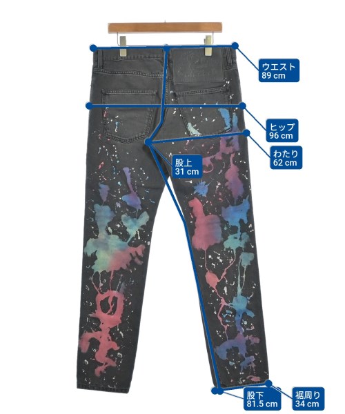 DIESEL（ディーゼル）デニムパンツ 黒 サイズ:32(L位) メンズ/2200700248223