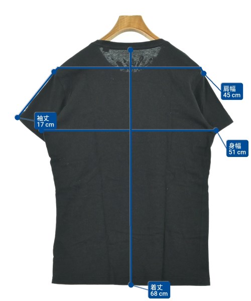 DIESEL（ディーゼル）Tシャツ・カットソー 黒 サイズ:M メンズ/2200695701024